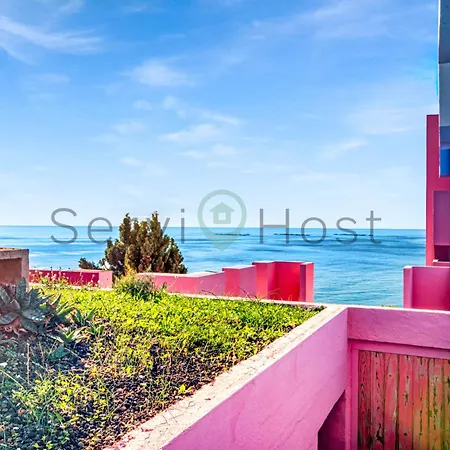 Breathtaking Loft La Muralla Roja, Wifi, 2br 아파트 칼페