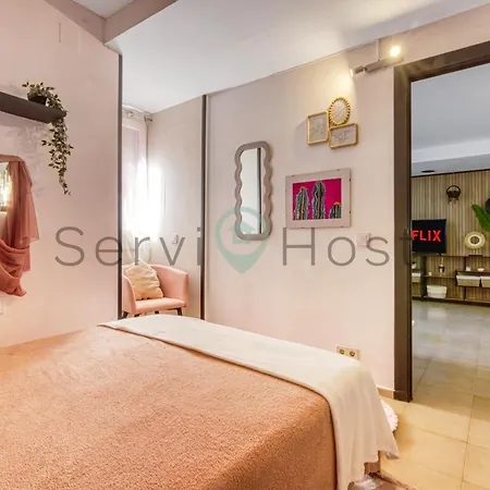 公寓 Breathtaking Loft La Muralla Roja, Wifi, 2br 卡尔佩