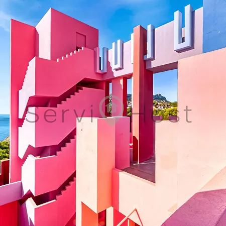 Breathtaking Loft La Muralla Roja, Wifi, 2br Apartment