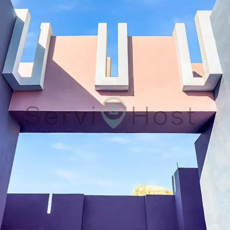 Breathtaking Loft La Muralla Roja, Wifi, 2br Apartment