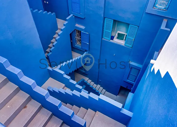 Breathtaking Loft La Muralla Roja, Wifi, 2br 公寓