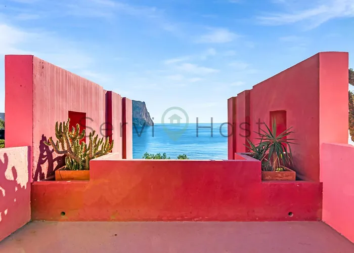 Breathtaking Loft La Muralla Roja, Wifi, 2br 公寓 卡尔佩