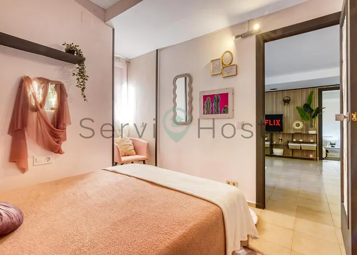 公寓 Breathtaking Loft La Muralla Roja, Wifi, 2br 卡尔佩