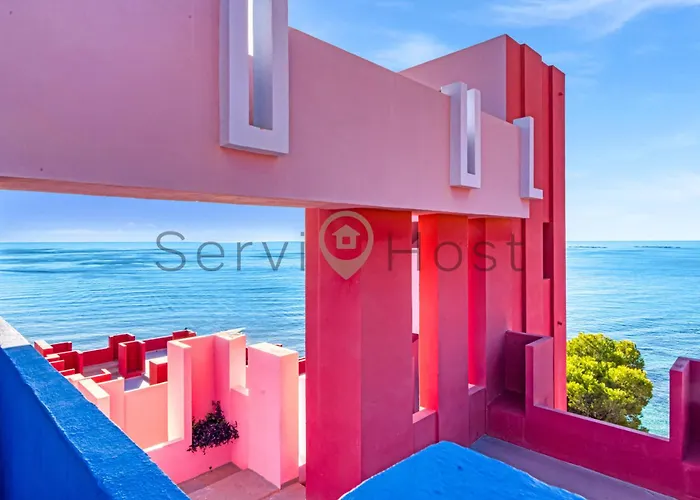 公寓 Breathtaking Loft La Muralla Roja, Wifi, 2br *