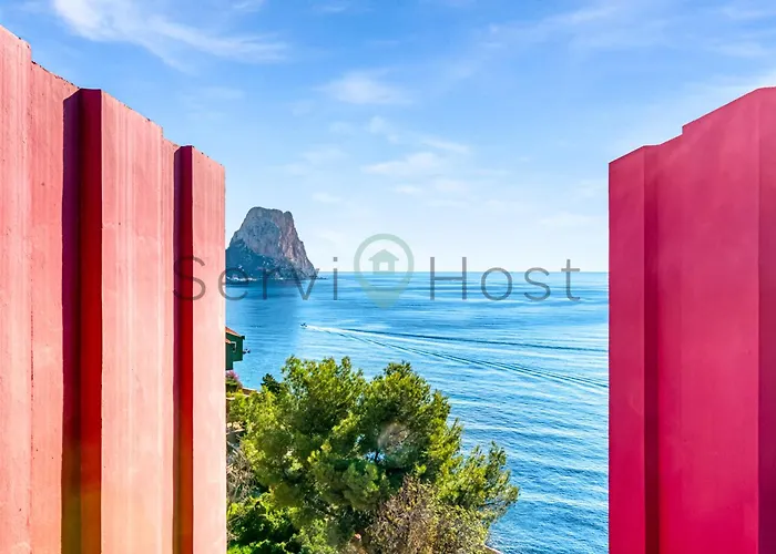 Breathtaking Loft La Muralla Roja, Wifi, 2br 公寓 卡尔佩