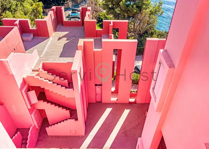 公寓 Breathtaking Loft La Muralla Roja, Wifi, 2br *