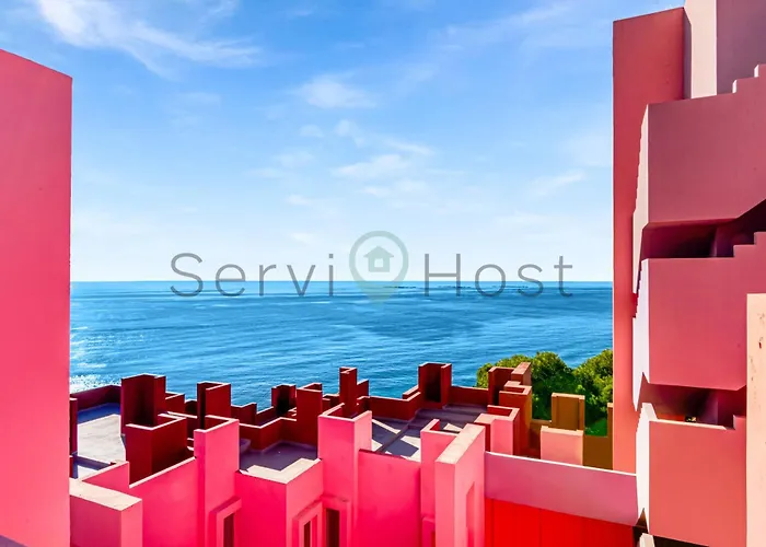 公寓 Breathtaking Loft La Muralla Roja, Wifi, 2br