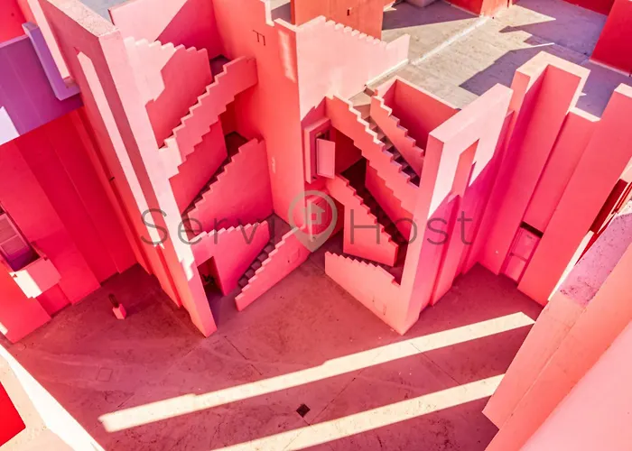 Breathtaking Loft La Muralla Roja, Wifi, 2br 公寓
