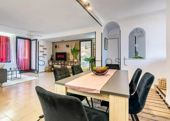 公寓 Breathtaking Loft La Muralla Roja, Wifi, 2br 卡尔佩