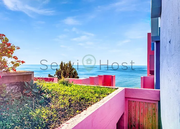 Breathtaking Loft La Muralla Roja, Wifi, 2br 公寓 卡尔佩