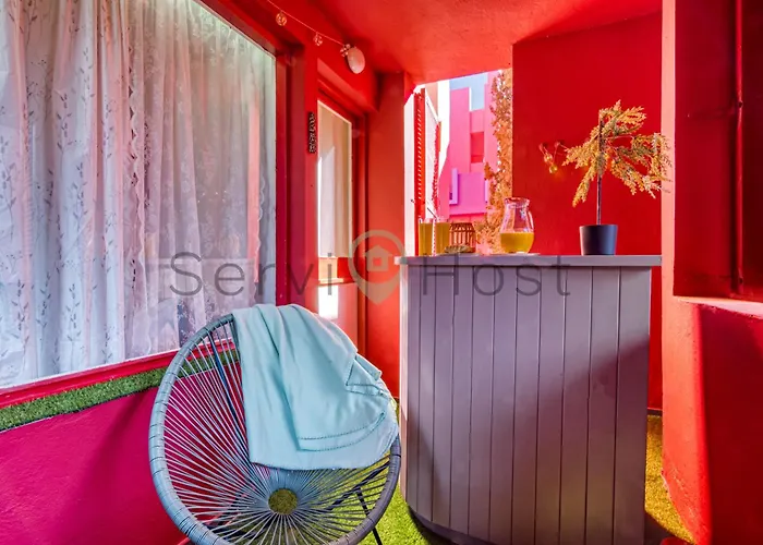 Breathtaking Loft La Muralla Roja, Wifi, 2br